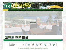 Tablet Screenshot of campinglosrobles.com